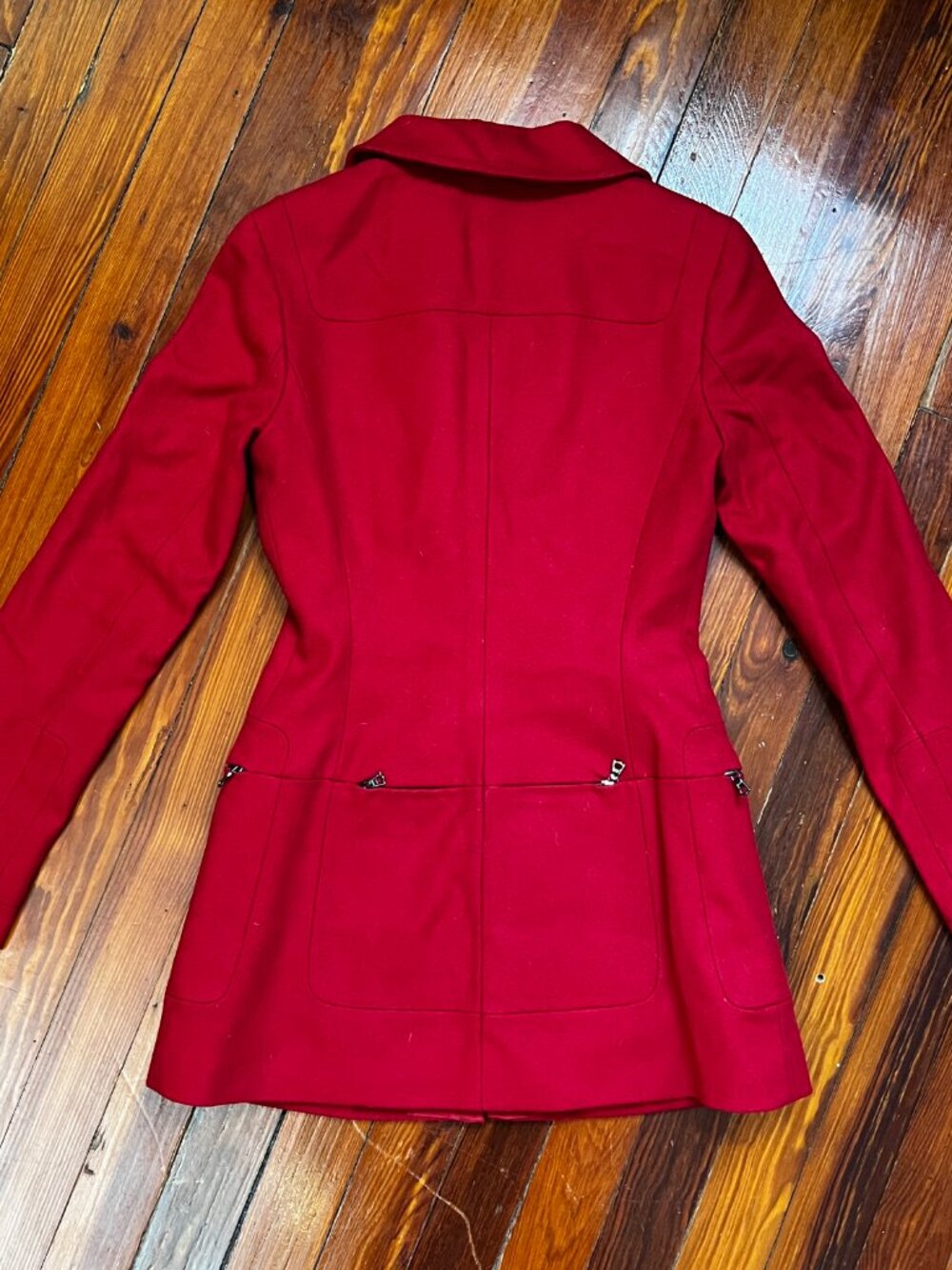 Red Wool Coat - Picture 11 of 12